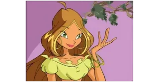🫴 9375641a Flora Winx Club Flora, Winx Club, peri, kartun telegram sticker