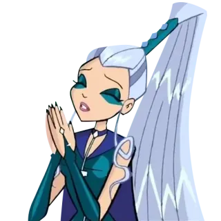 👏 bf483592 Icy Winx Club злодей, ледяной, винкс, клуб винкс, мультфильм telegram sticker