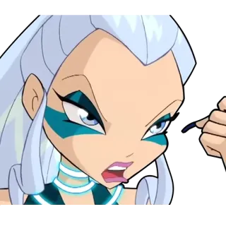 👊 e8006e66 Icy Winx Club ледяной, Винкс, Клуб, мультфильм, злодей, магия, зло, ведьма telegram sticker