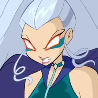 🎇 fab81dff Icy Winx Club Мультфильм, Злодей, Ледяной, Винкс Клаб, Ведьма telegram sticker