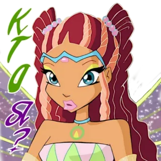 🗿 2f701db8 KTO SI? cartoon, girl, woman, character, animated telegram sticker