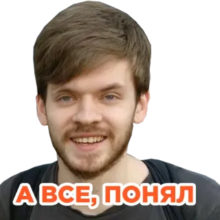 🙃 33e7363c А ВСЕ, ПОНЯЛ telegram sticker