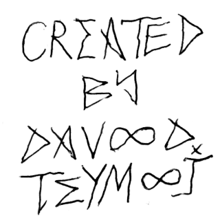 📎 4dbe63be CREATED BY DAVID TSYM telegram sticker