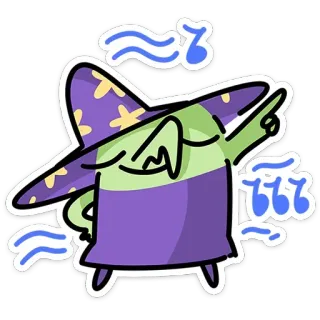 💃 324d75e0 wizard, magic, witch, cartoon, cute, character, sticker, fantasy telegram sticker