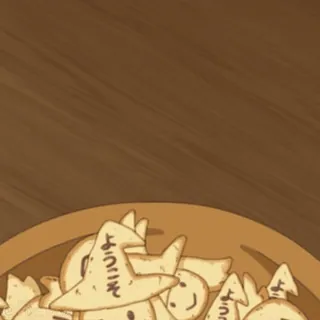 😋 0de86286 ようこそ chào mừng, bánh quy, đồ ăn, Nhật Bản, đồ ăn vặt telegram sticker