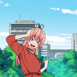 👋 34f3c1b7 Anime, Cô gái, Dễ thương, Hoạt hình telegram sticker