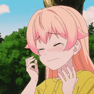 😭 46f8d830 anime, khóc, buồn, cô gái, cảm xúc, nước mắt telegram sticker