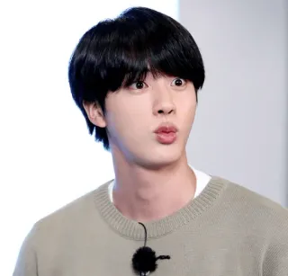 😯 58aa6924 Jin K-pop, Ídolo, Cantor, Asiático, Celebridade, Masculino telegram sticker