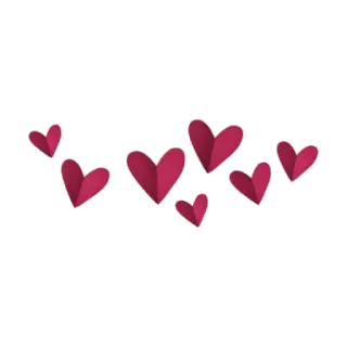 😏 14daa237 coeur, amour, coeurs, romance, saint valentin, décoratif, coeurs bordeaux telegram sticker