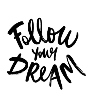 💜 7950ea2b Follow your dream motivation, rêve, suivre, inspiration, citation telegram sticker