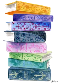 📒 960b198f The Picture of Dorian Gray livres, pile, littérature, lecture, bibliothèque, romans telegram sticker