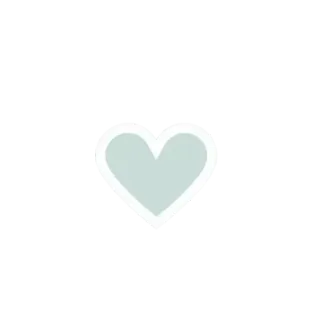 💙 dca3177b coeur, amour, autocollant, mignon, minimaliste telegram sticker