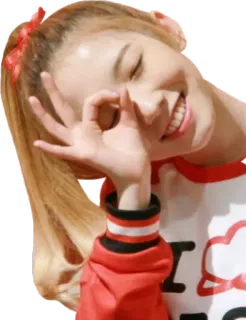 👌 7e751332 Mädchen, Handbewegung, beleidigende Geste, Okay Zeichen, Kreis Spiel telegram sticker