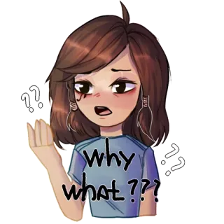 😦 51015a26 why what??? thắc mắc, bối rối, tại sao, gì telegram sticker