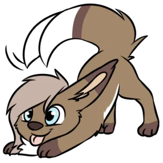 😁 2531615a 卡通, 动物, 宠物, 狗, 可爱, 顽皮, 毛茸茸 telegram sticker