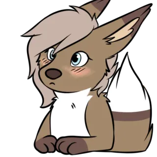 😊 25a530a8 卡通, 动物, 可爱, 毛茸茸 telegram sticker