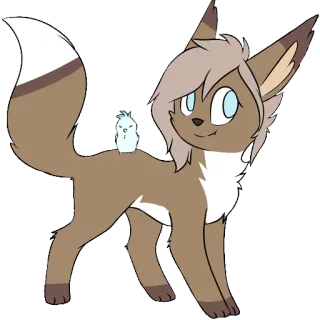 😄 89a0dc29 卡通, 动物, 怪物, 可爱, 插画, 幻想, 生物 telegram sticker