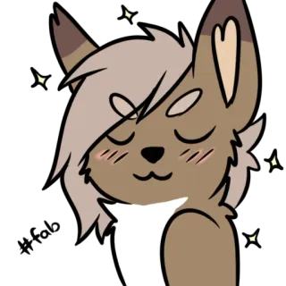 😛 c10582d1 可爱, 动物, 角色, 数字艺术, 卡哇伊, 插画 telegram sticker