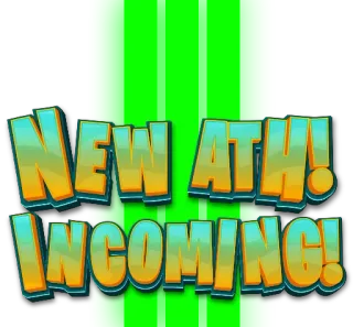 🤑 da1cb216 NEW ATH! INCOMING! nouveau ATH, entrant, texte, sticker, coloré, exclamation telegram sticker