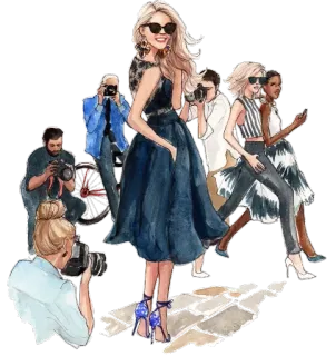 Women @stickersb2b telegram stickers