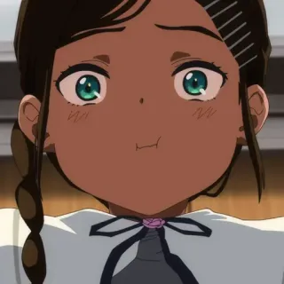 🙄 ba4317a6 anime, girl, character, portrait, cute telegram sticker