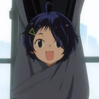 😀 d156766c anime, girl, cute, cartoon, character, portrait telegram sticker