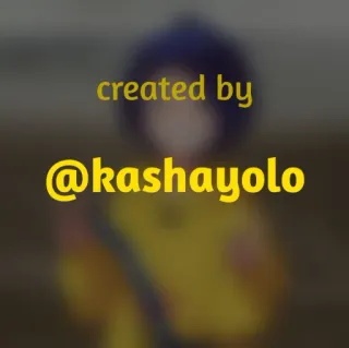 🪄 f4391780 created by @kashayolo kashayolo, creator, instagram, social media, user name telegram sticker