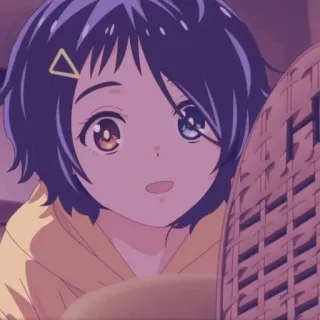 😃 301a94a0 Ai Ohto Wonder Egg Priority anime, girl, yellow, cute, character, Wonder Egg Priority, Ai Ohto telegram sticker