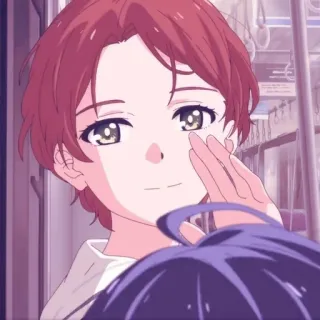 👋 7d6eb03e anime, character, woman, girl, cute telegram sticker