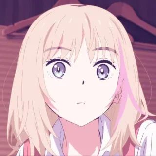 😕 7d834cbe anime girl, cute, portrait, cartoon, girl, character telegram sticker