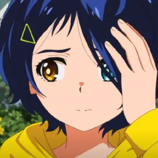 🙈 4306431a Ai Ohto Wonder Egg Priority Anime, Traurig, Mädchen, Ai Ohto, Wonder Egg Priority, Nachdenklich telegram sticker