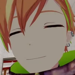 ☺️ 5feaf0cc อนิเมะ, มังงะ, วีทูปเบอร์, ดิจิทัลอาร์ต, ภาพประกอบ telegram sticker