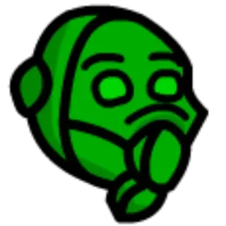 ✅ b699dec6 gasmasker, groen, gezicht, giftig, veiligheid telegram sticker