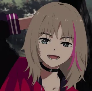 📕 ba82dfd5 动漫女孩, 肖像, 角色, 动画, 漂亮 whatsapp sticker