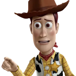😉 0758177d Woody Toy Story Woody, Toy Story, Disney, Pixar, Sheriff, Cowboy telegram sticker