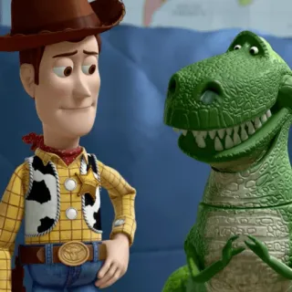 😊 55a4adf2 Woody Toy Story Woody, Rex, Toy Story, Disney, Pixar, Animation telegram sticker