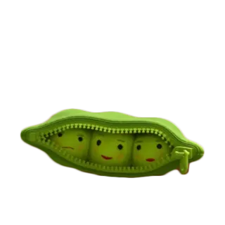 👥 b6749acc Erbsen, Gemüse, süß, Essen, Schote, Cartoon telegram sticker