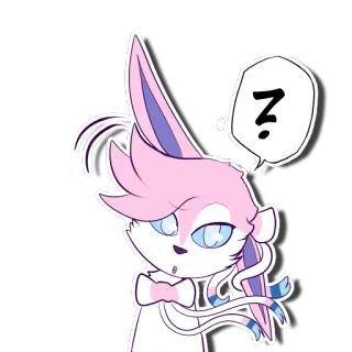 😮 7b344558 Sylveon Pokemon Z Sylveon, Pokémon, assonnato, Anime, Cartone animato, carino whatsapp sticker