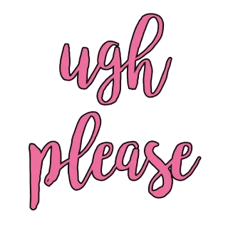 🙂 322083fb ugh please 으, 제발, 표정, 비꼬기 telegram sticker