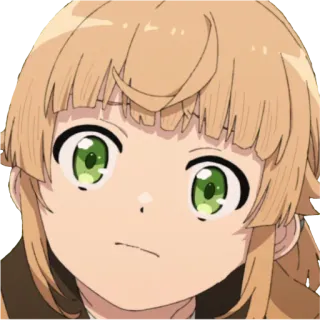 🙄 2745018f Anime, Dziewczyna, Słodkie, Postać, Portret telegram sticker