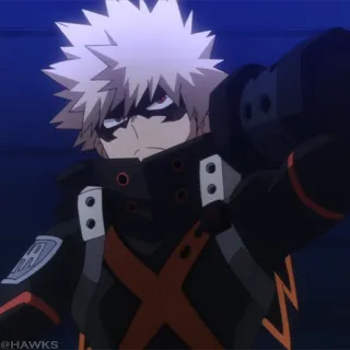 🟧 549e9bc4 Katsuki Bakugo My Hero Academia 动漫, 我的英雄学院, 爆豪, 爆豪胜己, 英雄, 漫画 telegram sticker