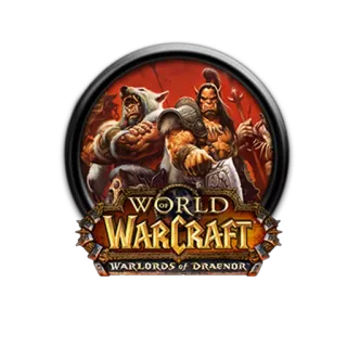 ❤ 47246341 World of Warcraft World of Warcraft. Warlords of Draenor gra wideo, ork, fantasy, władcy wojny, WoW, Draenor whatsapp sticker