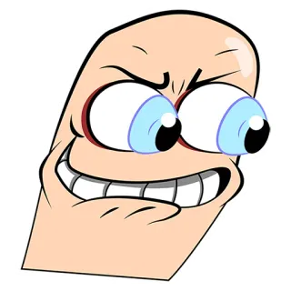 😏 239058fa Meme, Lucu, Gila, Ekspresi, Kartun whatsapp sticker