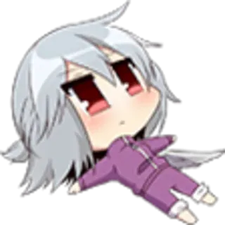 😪 437eb036 anime, chibi, cute, manga, kawaii whatsapp sticker