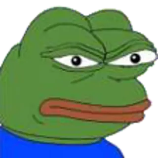 👺 d8937737 Pepe the Frog frog, pepe, meme, angry, expression whatsapp sticker