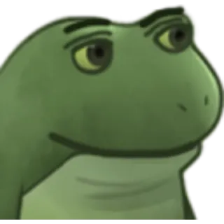 😂 cf36dd62 개구리, 밈, 동물, 초록색, 캐릭터 telegram sticker