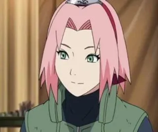 🌟 afdf5e0c Sakura Haruno Naruto Аниме, Мультфильм, Сакура, Харуно, Наруто, Персонаж telegram sticker