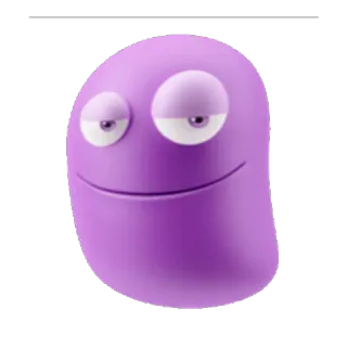 😊 1c881f87 Emoji, Ungu, Wajah, Ekspresi, Menyeringai, Suasana hati, Senang telegram sticker