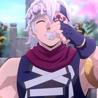 😊 92ca5280 Tengen Uzui Demon Slayer Anime, Demon Slayer, Manga, Tengen Uzui, Hashira telegram sticker