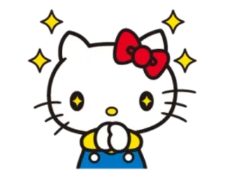 😊 57e5be74 Hello Kitty Hello Kitty, cartoon, cute, kawaii, character telegram sticker